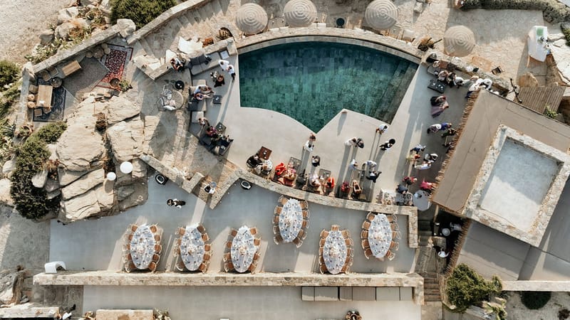 Eliana & Peter Bohemian wedding in Ios