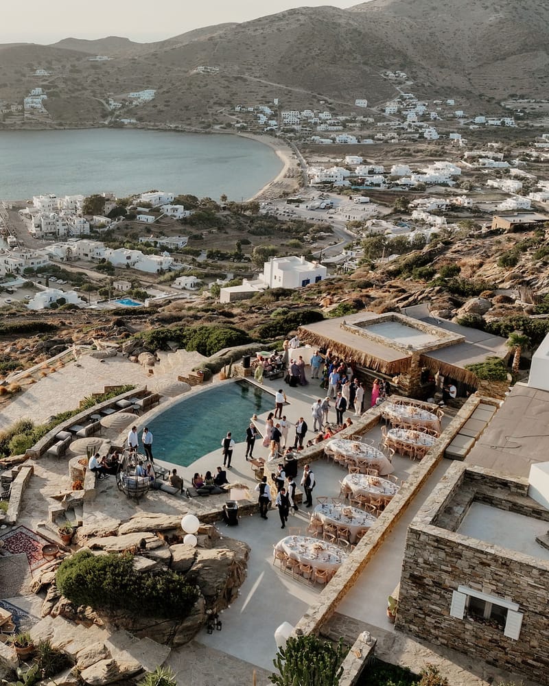 Eliana & Peter Bohemian wedding in Ios