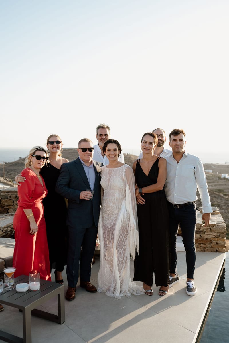 Eliana & Peter Bohemian wedding in Ios