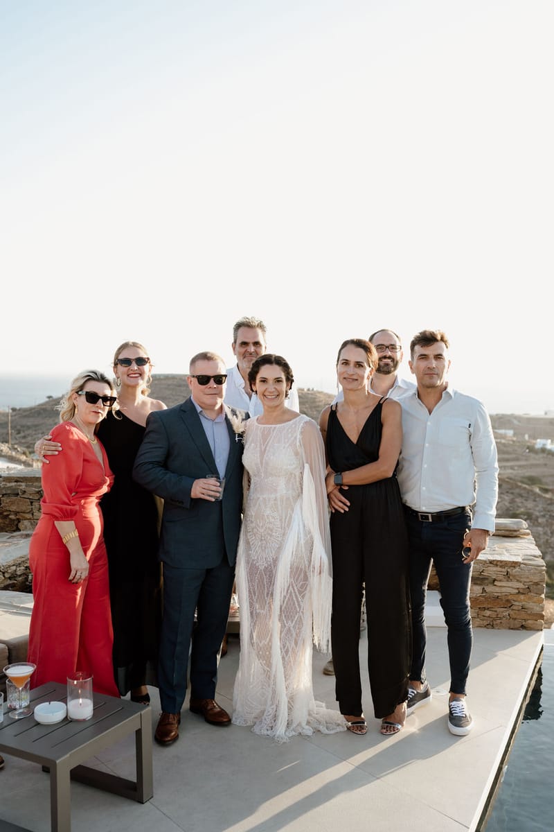 Eliana & Peter Bohemian wedding in Ios