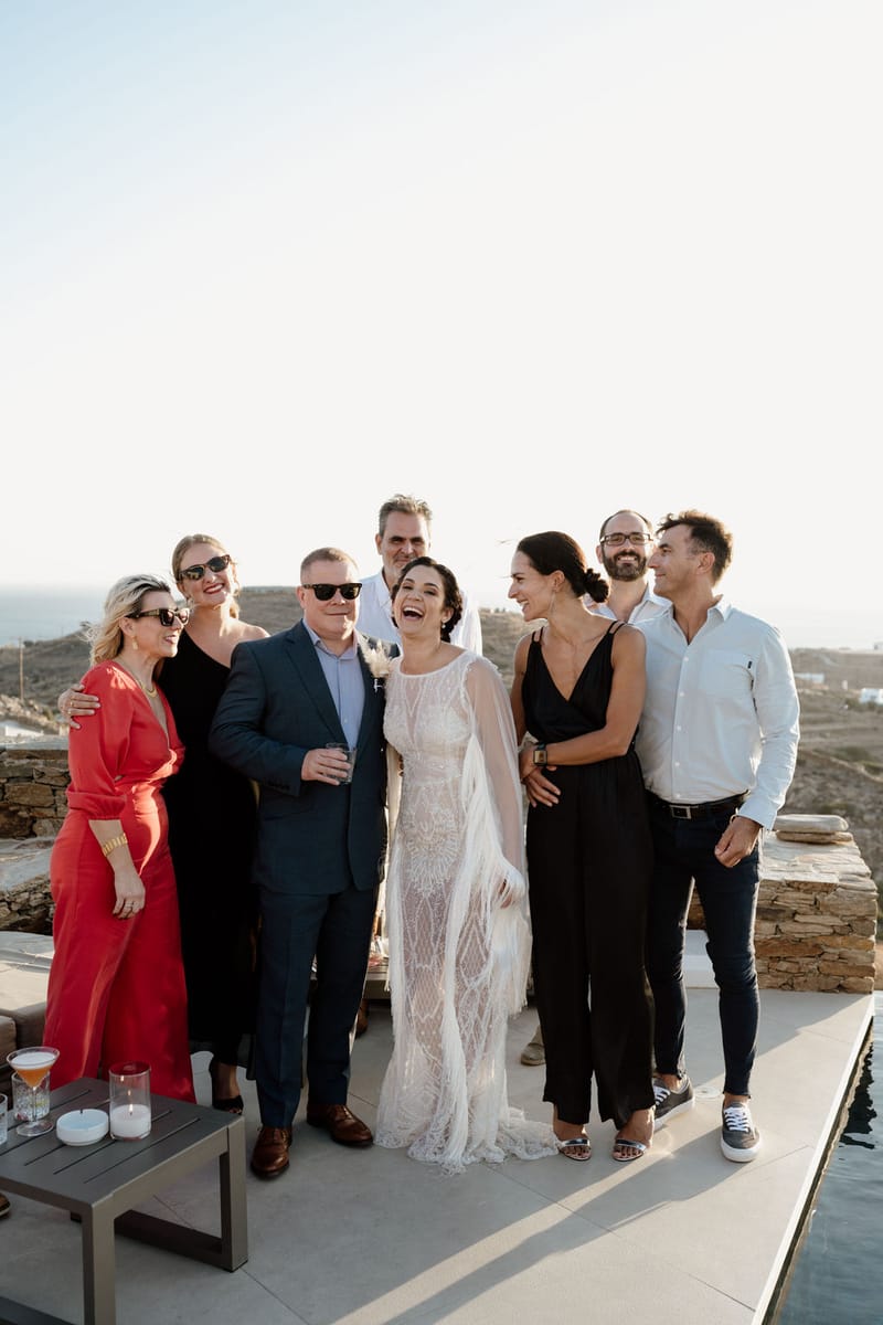 Eliana & Peter Bohemian wedding in Ios