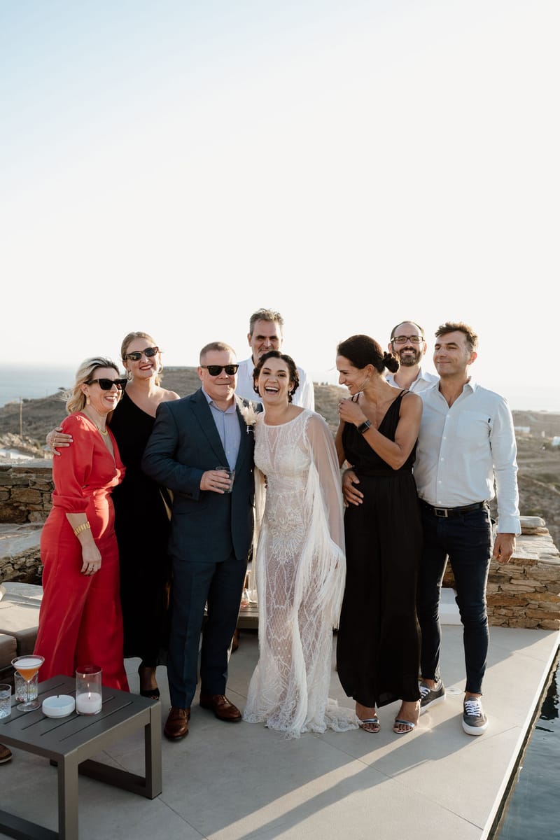 Eliana & Peter Bohemian wedding in Ios