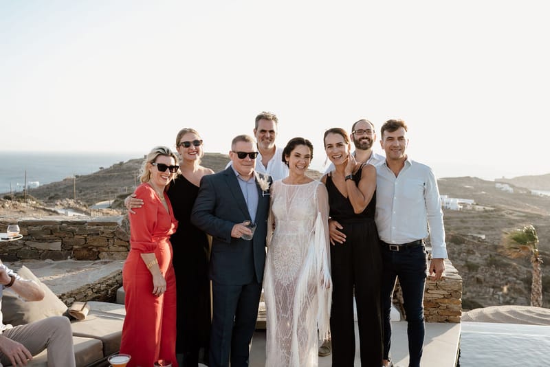 Eliana & Peter Bohemian wedding in Ios