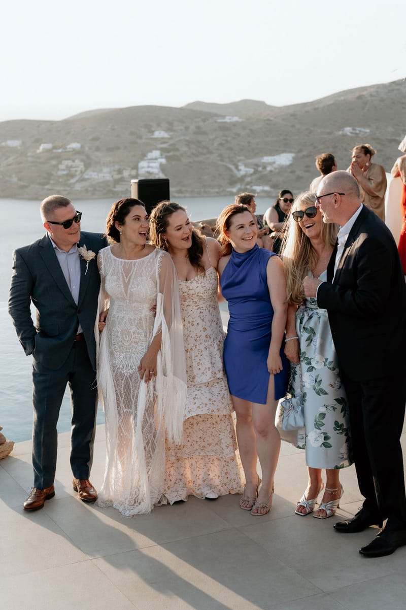 Eliana & Peter Bohemian wedding in Ios