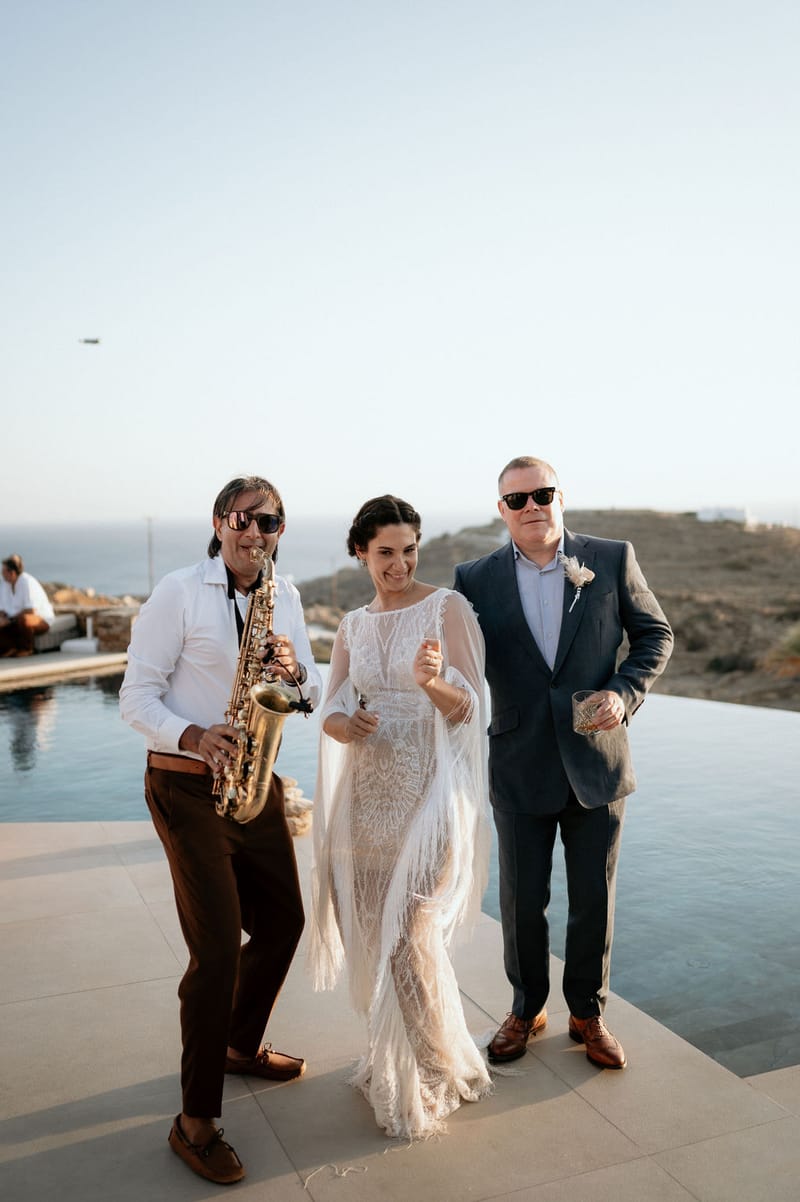 Eliana & Peter Bohemian wedding in Ios