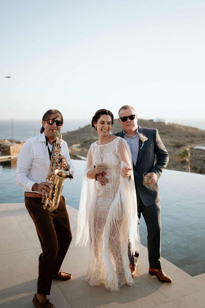 Eliana & Peter Bohemian wedding in Ios