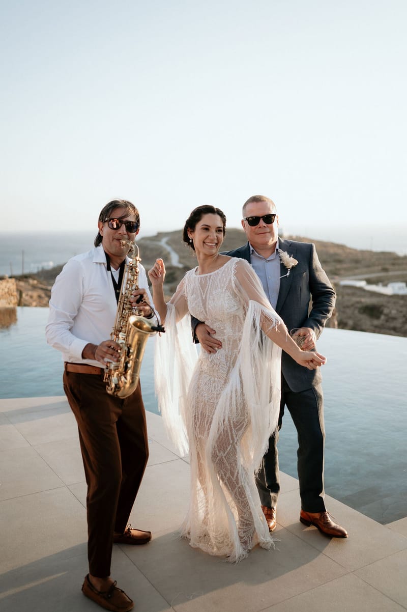 Eliana & Peter Bohemian wedding in Ios