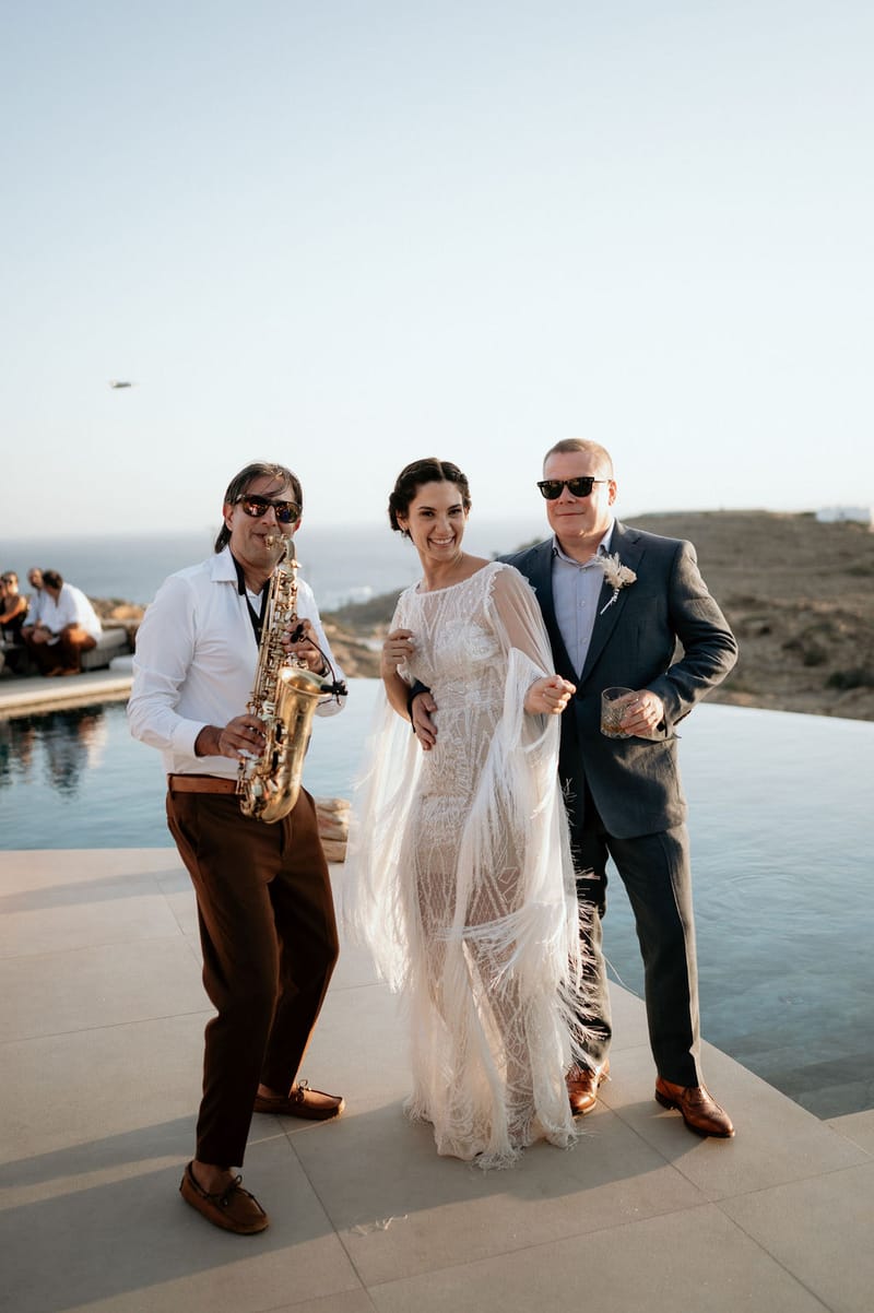 Eliana & Peter Bohemian wedding in Ios