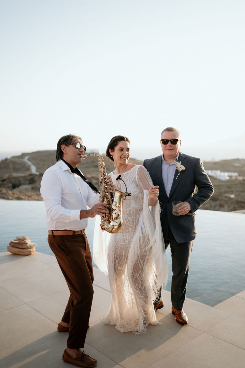 Eliana & Peter Bohemian wedding in Ios