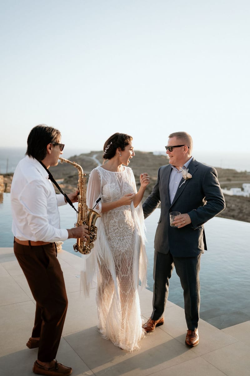 Eliana & Peter Bohemian wedding in Ios