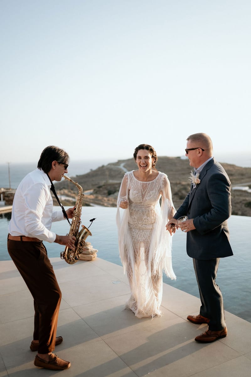 Eliana & Peter Bohemian wedding in Ios