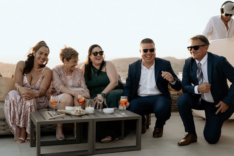 Eliana & Peter Bohemian wedding in Ios