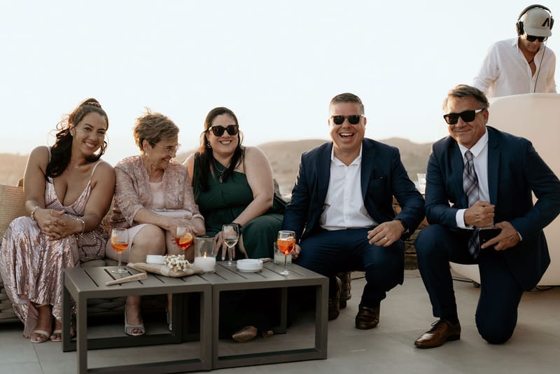 Eliana & Peter Bohemian wedding in Ios