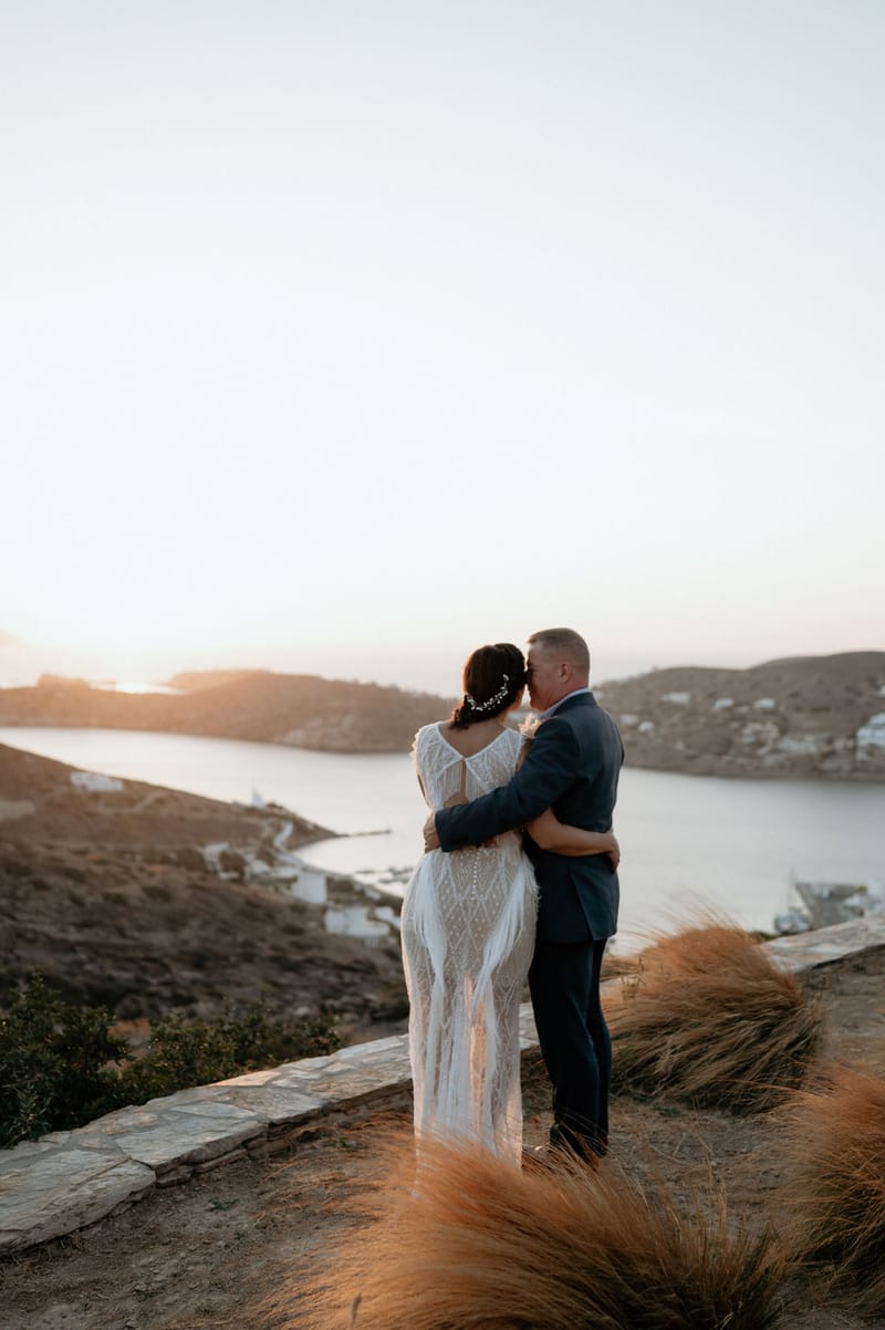 Eliana & Peter Bohemian wedding in Ios