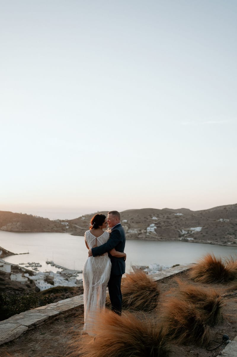 Eliana & Peter Bohemian wedding in Ios