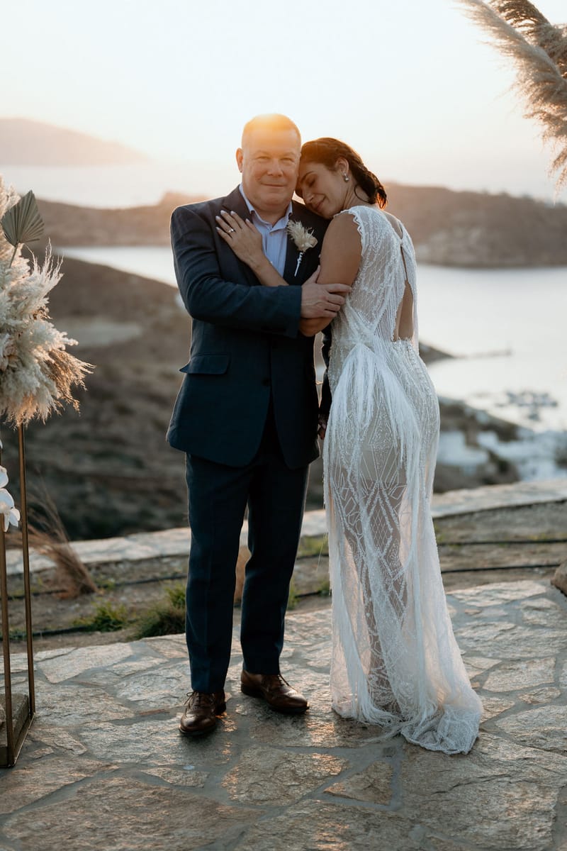 Eliana & Peter Bohemian wedding in Ios