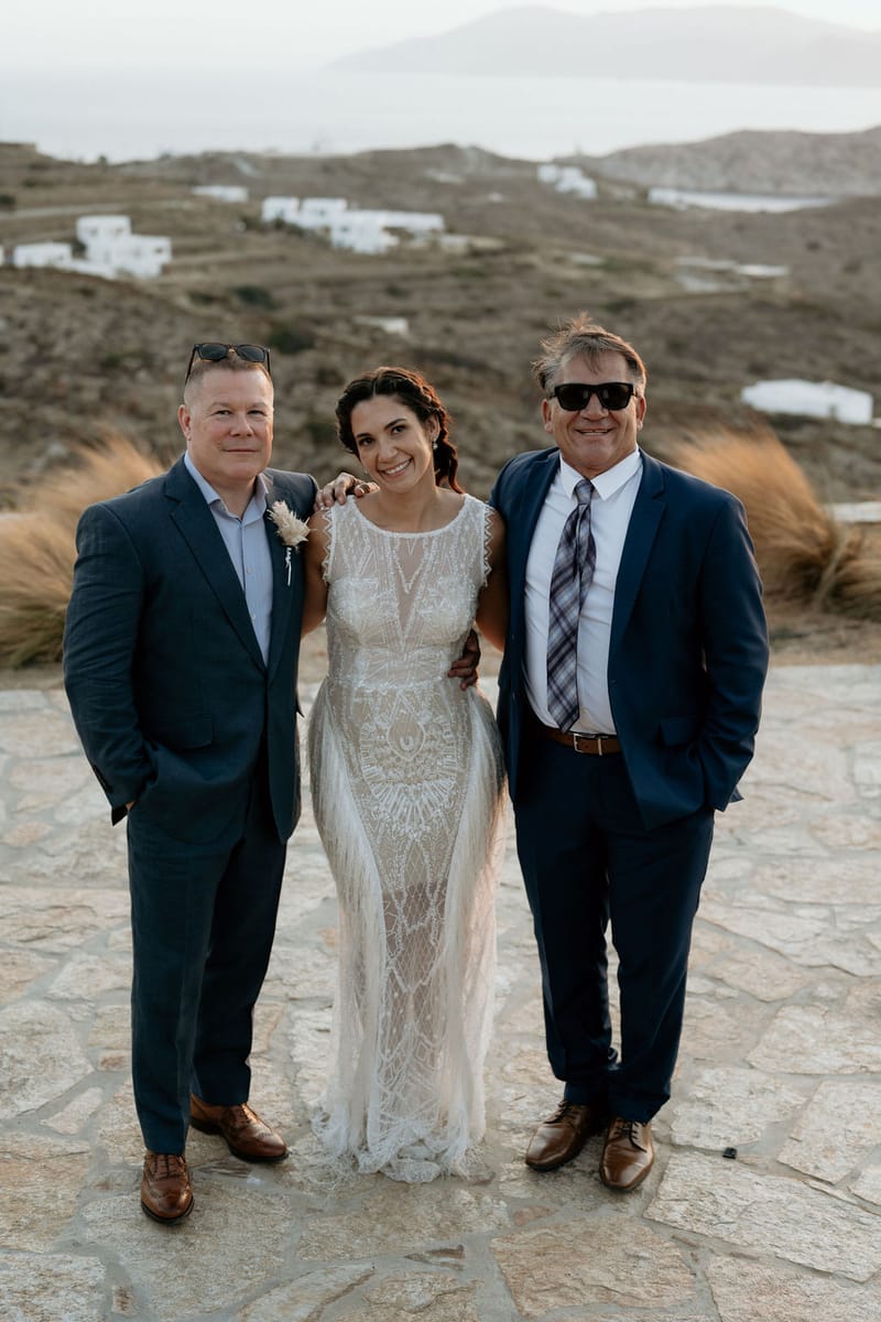 Eliana & Peter Bohemian wedding in Ios