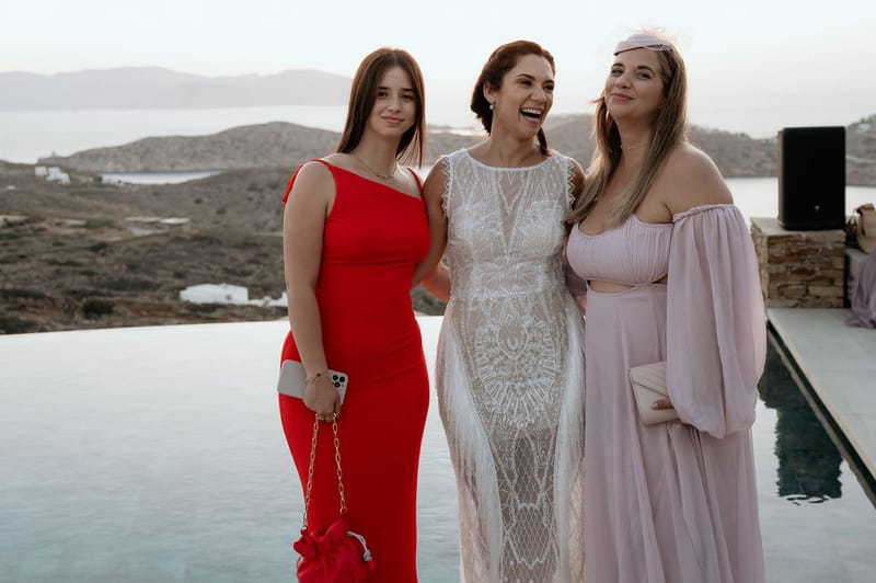 Eliana & Peter Bohemian wedding in Ios