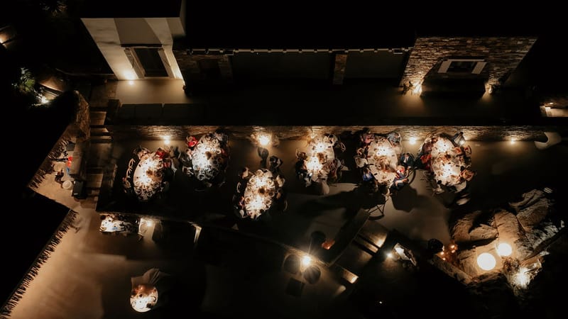 Eliana & Peter Bohemian wedding in Ios