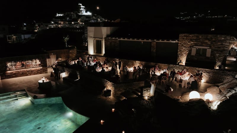 Eliana & Peter Bohemian wedding in Ios