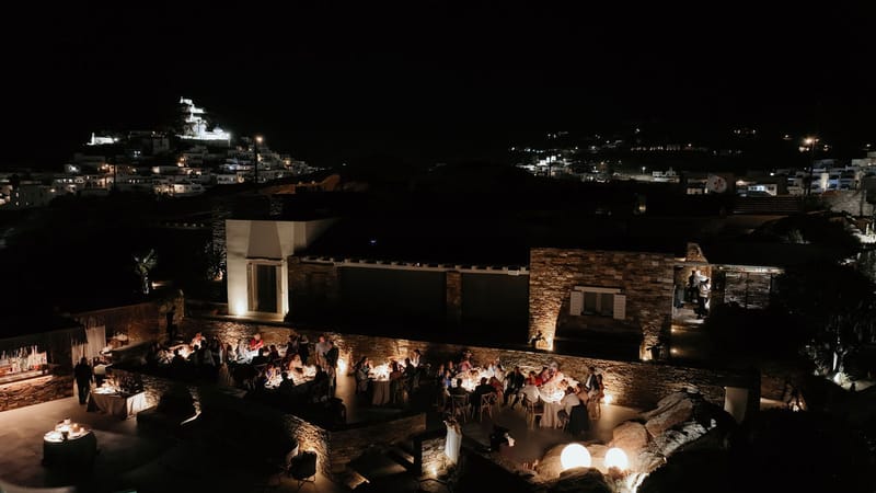 Eliana & Peter Bohemian wedding in Ios