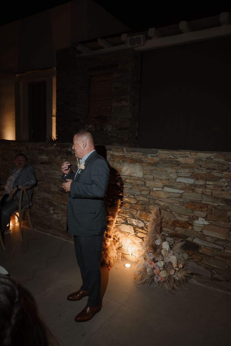 Eliana & Peter Bohemian wedding in Ios