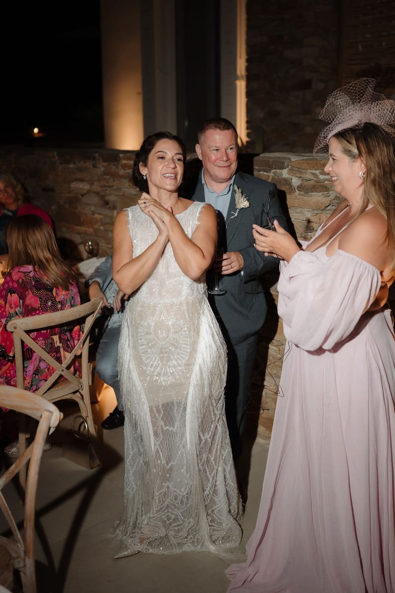 Eliana & Peter Bohemian wedding in Ios