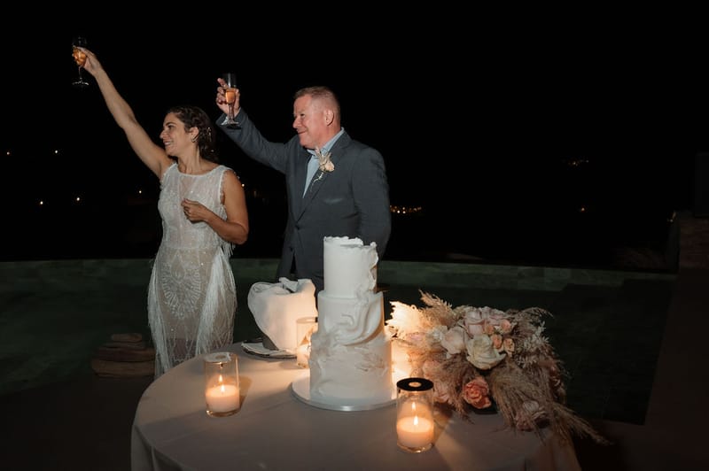 Eliana & Peter Bohemian wedding in Ios