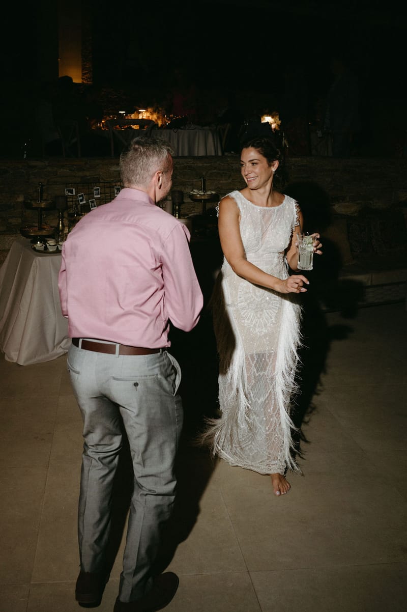 Eliana & Peter Bohemian wedding in Ios