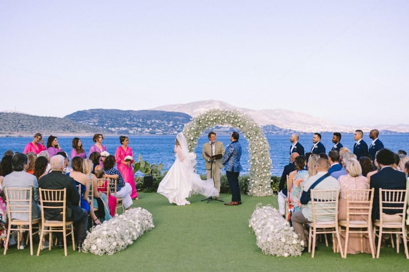 Chelsea & Brian Wedding at the Athenian Riviera