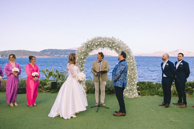 Chelsea & Brian Wedding at the Athenian Riviera