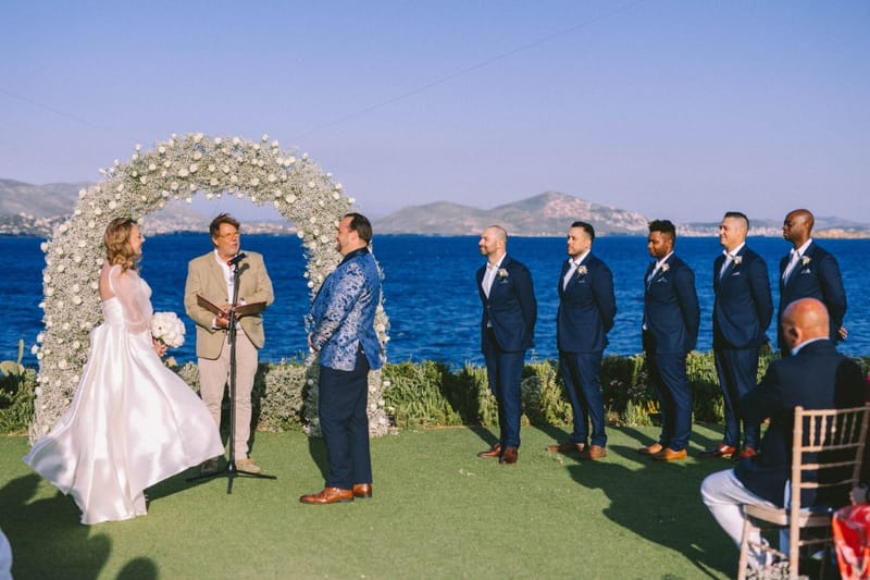 Chelsea & Brian Wedding at the Athenian Riviera