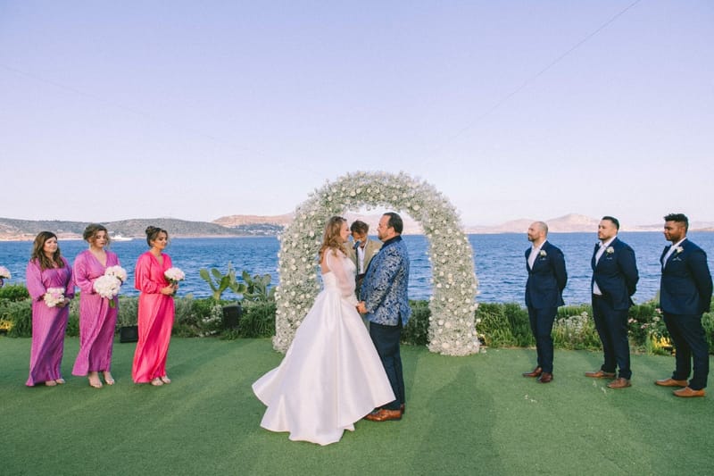 Chelsea & Brian Wedding at the Athenian Riviera
