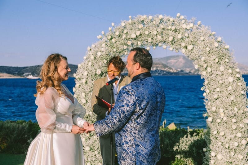 Chelsea & Brian Wedding at the Athenian Riviera