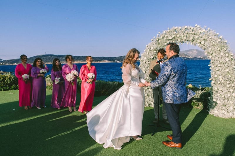 Chelsea & Brian Wedding at the Athenian Riviera