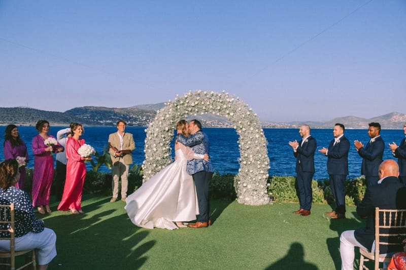 Chelsea & Brian Wedding at the Athenian Riviera