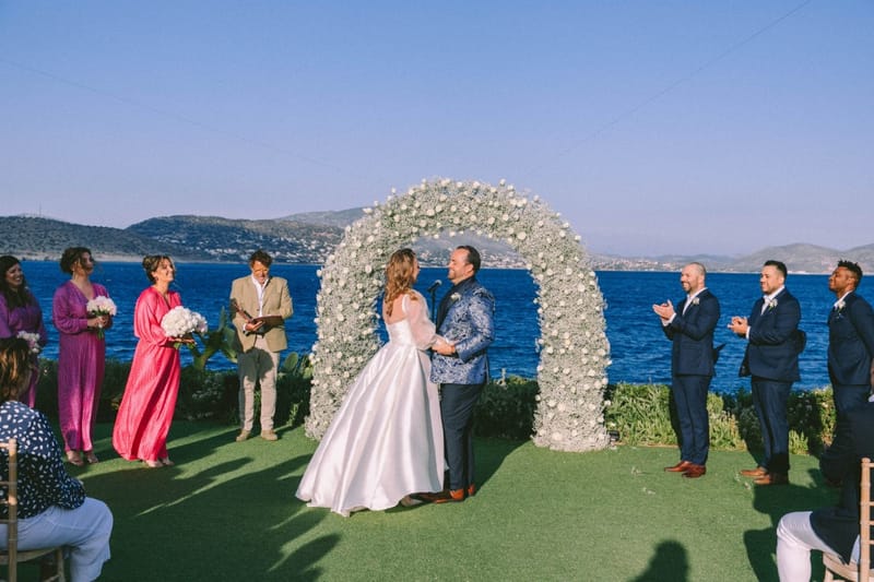 Chelsea & Brian Wedding at the Athenian Riviera