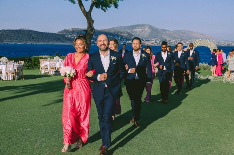 Chelsea & Brian Wedding at the Athenian Riviera