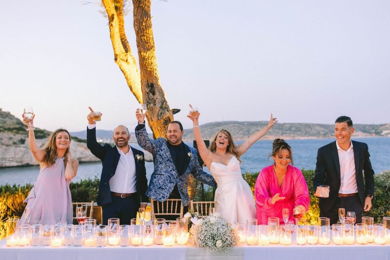 Chelsea & Brian Wedding at the Athenian Riviera