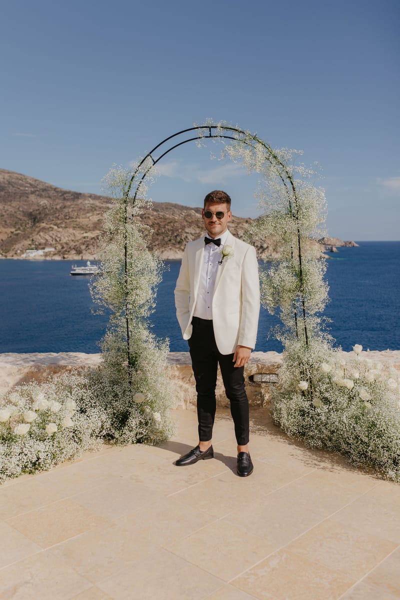 Rosie & Jordan Wedding in Ios Island