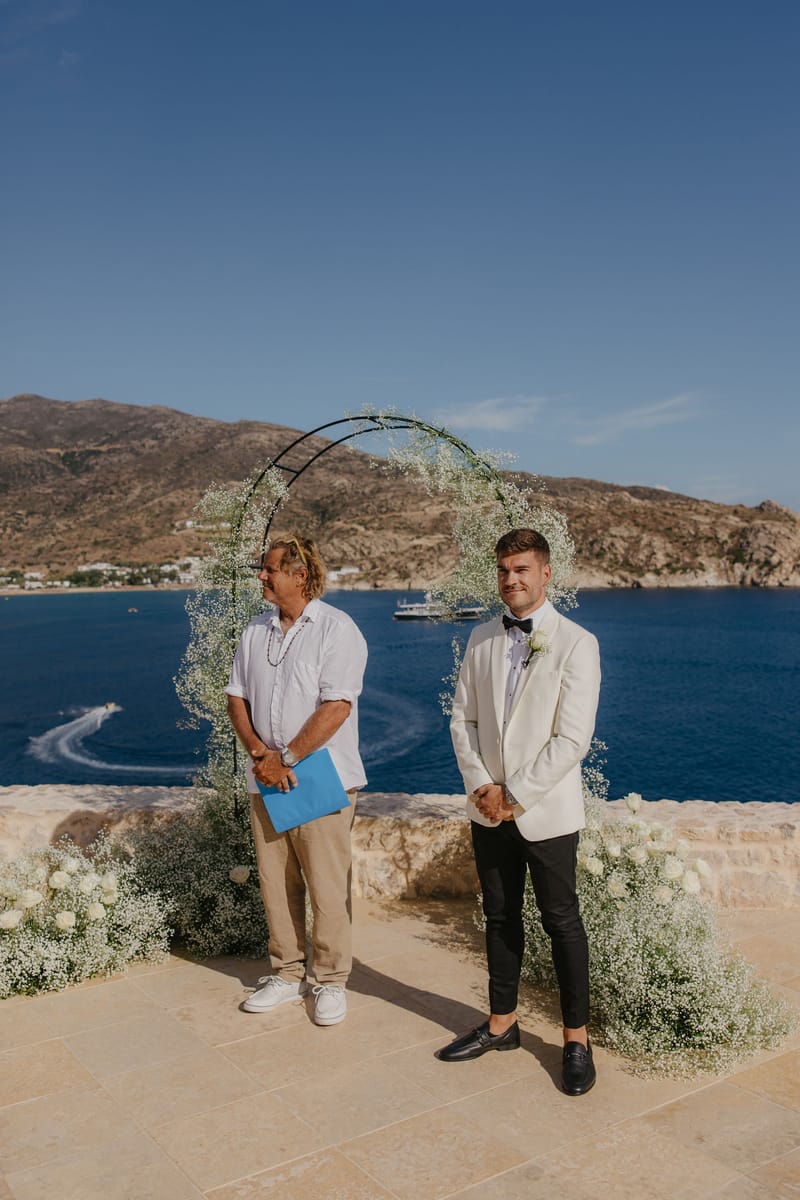 Rosie & Jordan Wedding in Ios Island