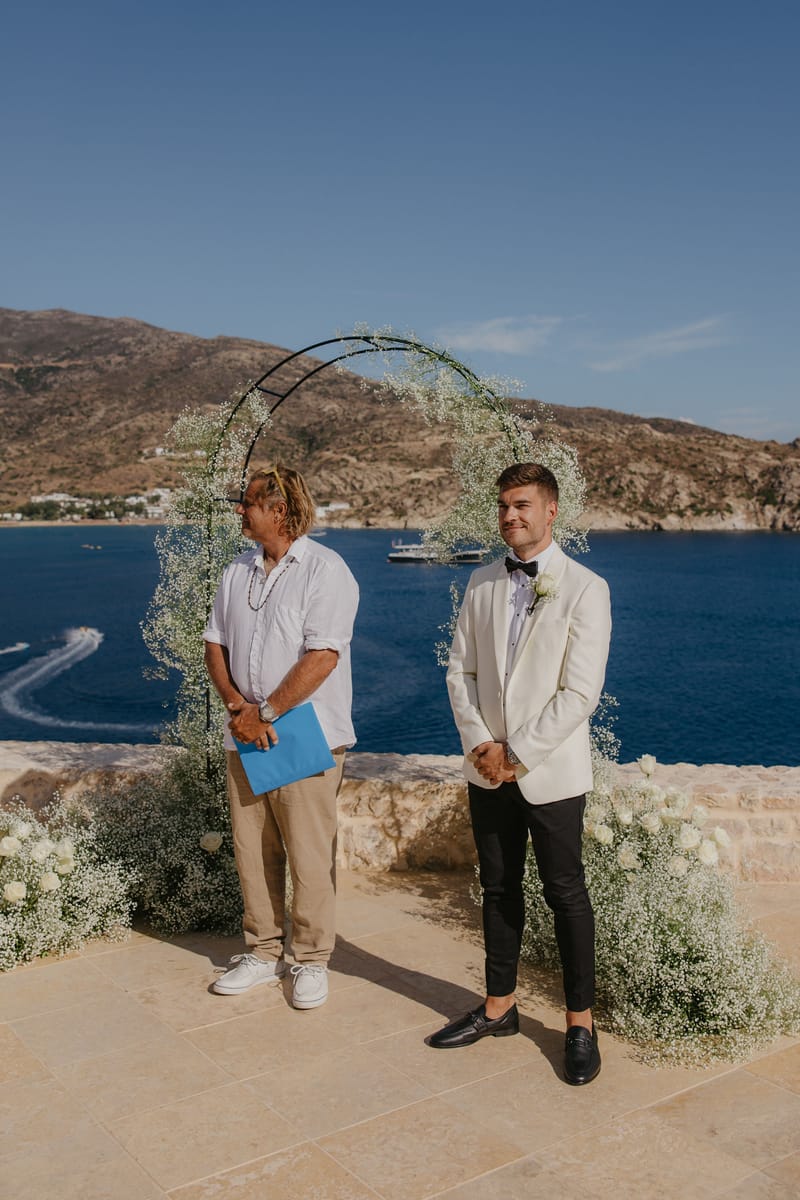 Rosie & Jordan Wedding in Ios Island