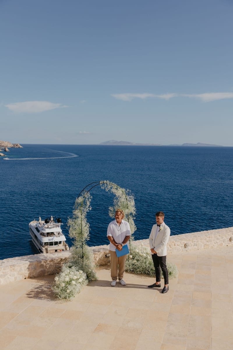 Rosie & Jordan Wedding in Ios Island