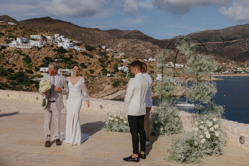 Rosie & Jordan Wedding in Ios Island