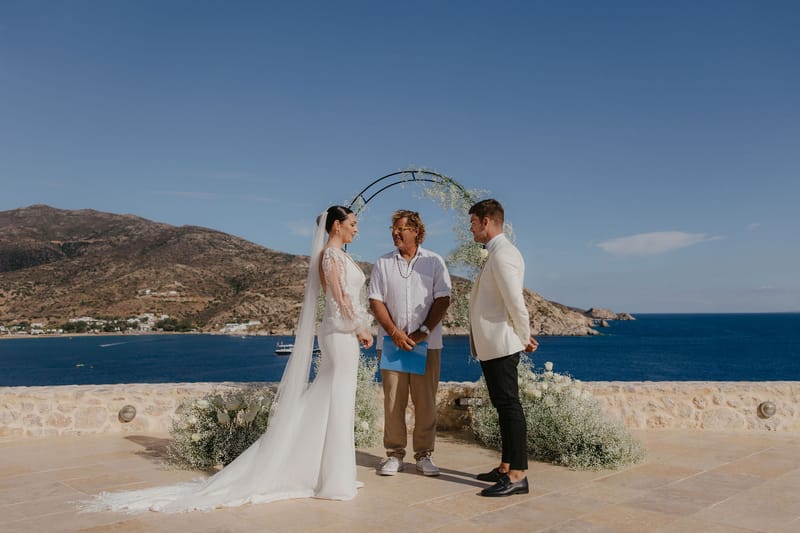 Rosie & Jordan Wedding in Ios Island