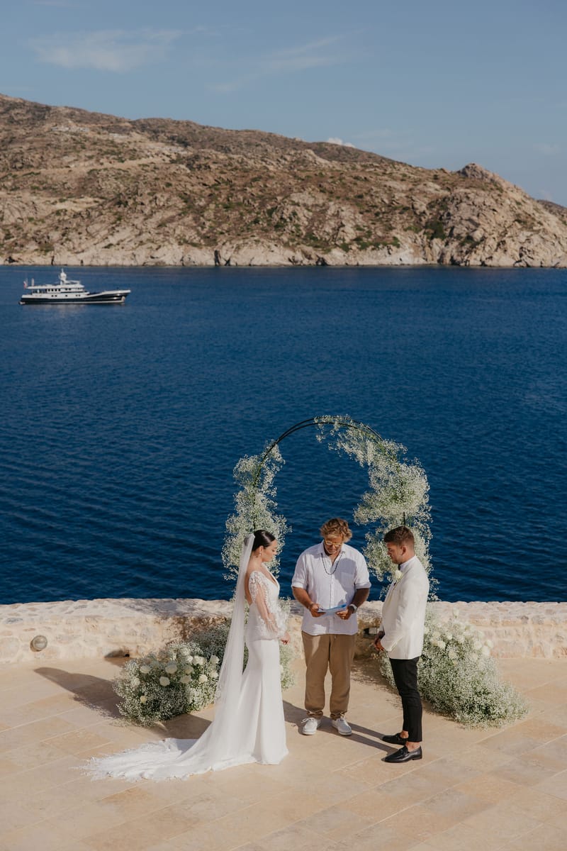 Rosie & Jordan Wedding in Ios Island
