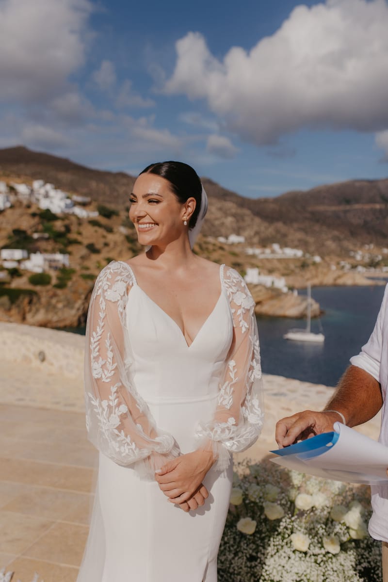 Rosie & Jordan Wedding in Ios Island