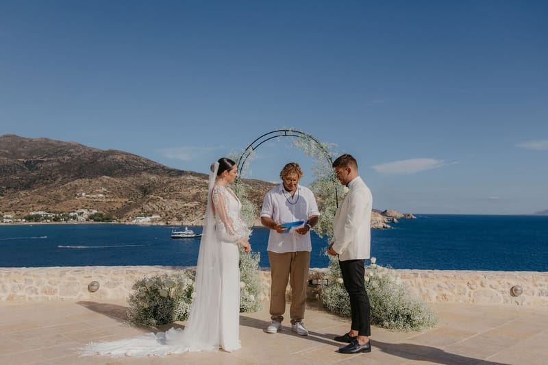 Rosie & Jordan Wedding in Ios Island