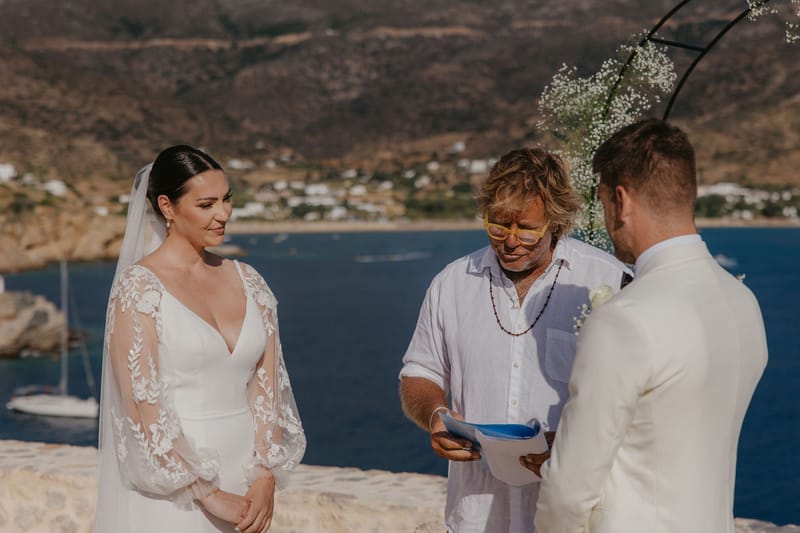 Rosie & Jordan Wedding in Ios Island