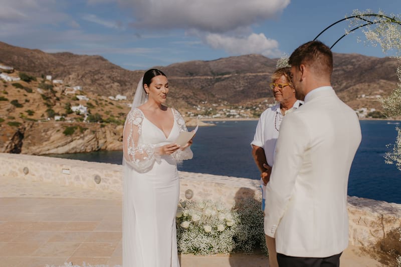 Rosie & Jordan Wedding in Ios Island